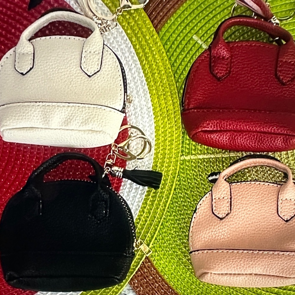 Elegant Women's Mini Handbag  - Red, or cream available - Picture 3 of 5